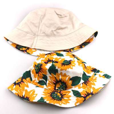 wholesale fisherman hat man large size Japanese casual Korean version double-sided wear printing large sunshade hat